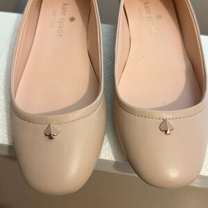 Kate Spade Blush Leather Flats